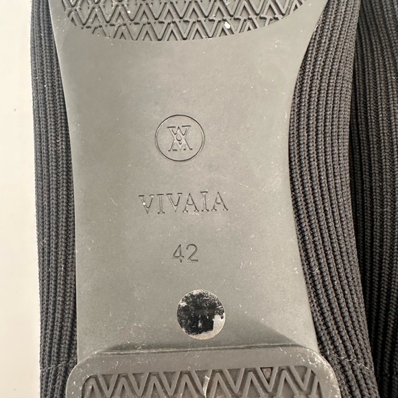 Vivaia Black Flats Size 42 FLAWS - Picture 7 of 7